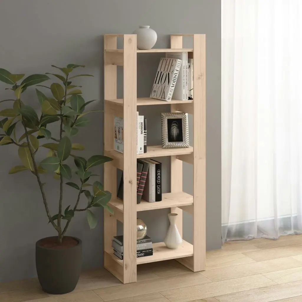 Book Cabinet/Room Divider 60x35x160 cm Solid Wood 813889