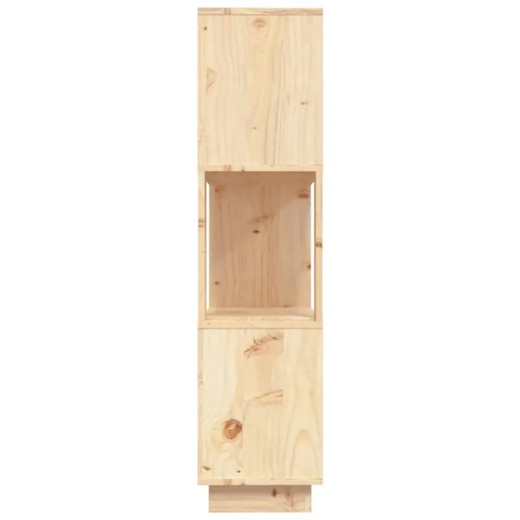 Book Cabinet/Room Divider 80x25x101 cm Solid Wood Pine 814054