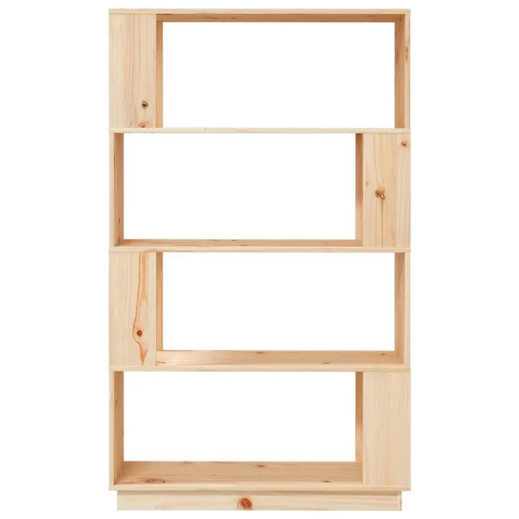 Book Cabinet/Room Divider 80x25x132 cm Solid Wood Pine 814059