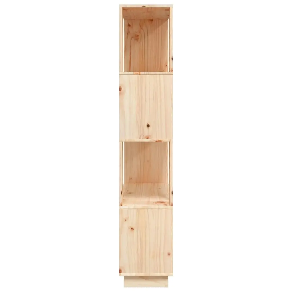 Book Cabinet/Room Divider 80x25x132 cm Solid Wood Pine 814059