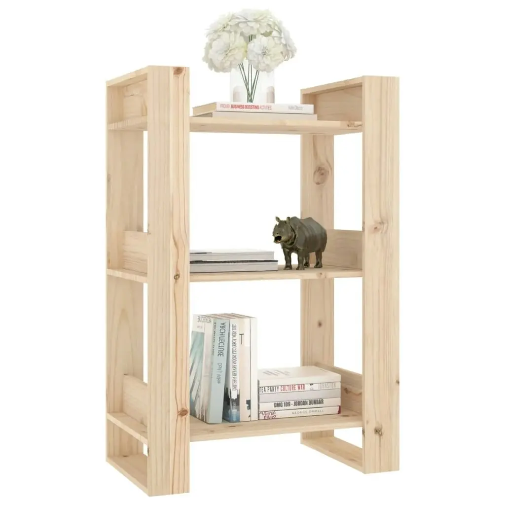 Book Cabinet/Room Divider 60x35x91 cm Solid Wood Pine 813879