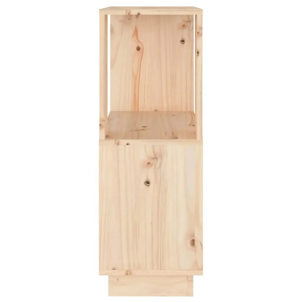 Book Cabinet/Room Divider 51x25x70 cm Solid Wood Pine 814029