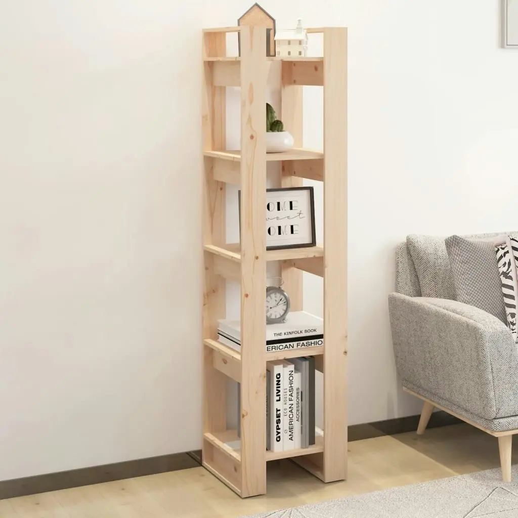 Book Cabinet/Room Divider 41x35x160 cm Solid Wood Pine 813869