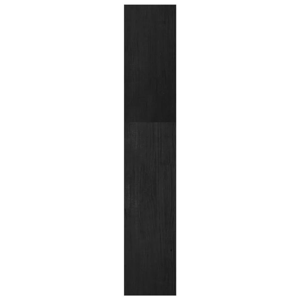 Book Cabinet/Room Divider Black 40x30x167.5 cm Solid Pinewood 808152