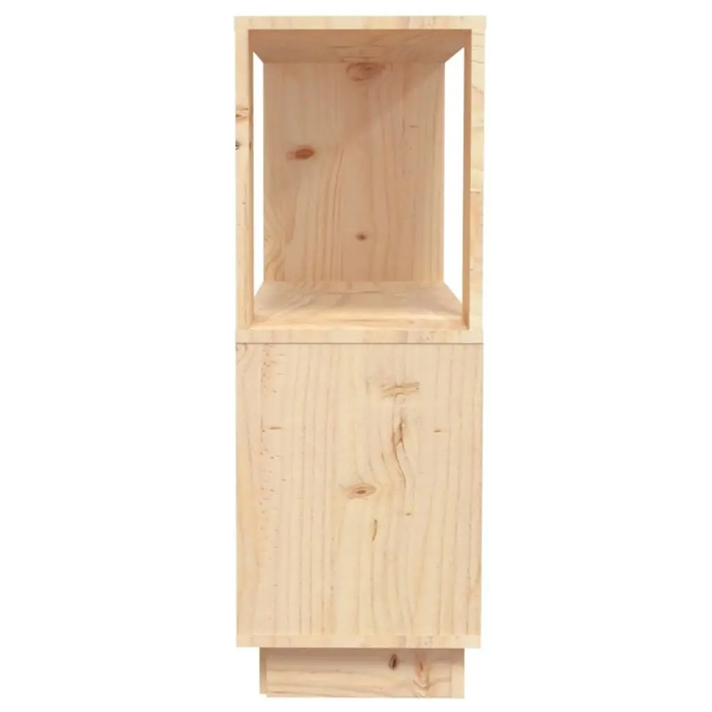 Book Cabinet/Room Divider 80x25x70 cm Solid Wood Pine 814049