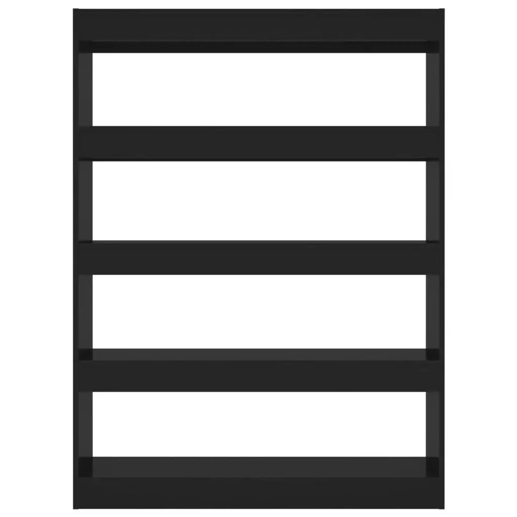 Book Cabinet/Room Divider Black 100x30x135 cm 811755