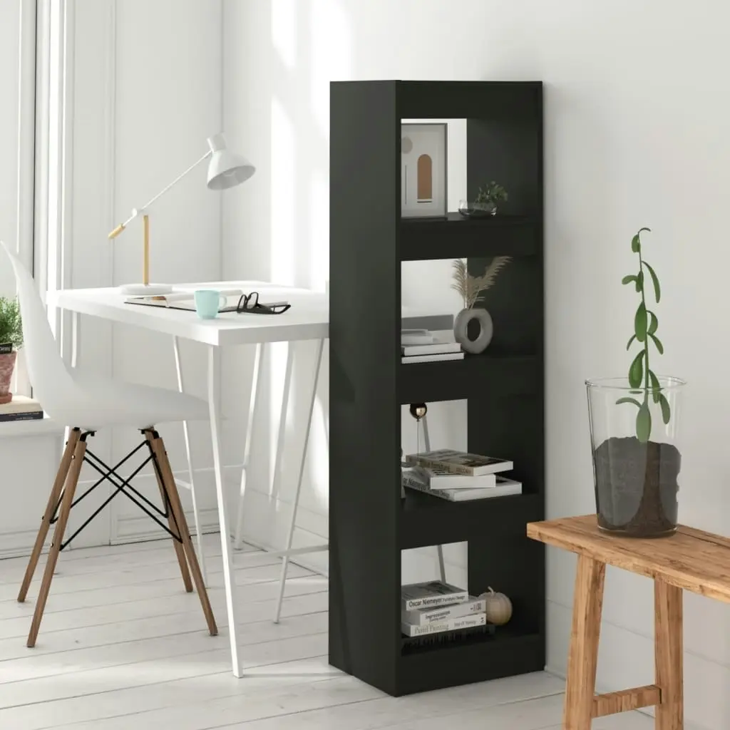 Book Cabinet/Room Divider Black 40x30x135 cm 811620