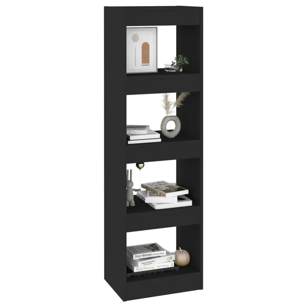 Book Cabinet/Room Divider Black 40x30x135 cm 811620