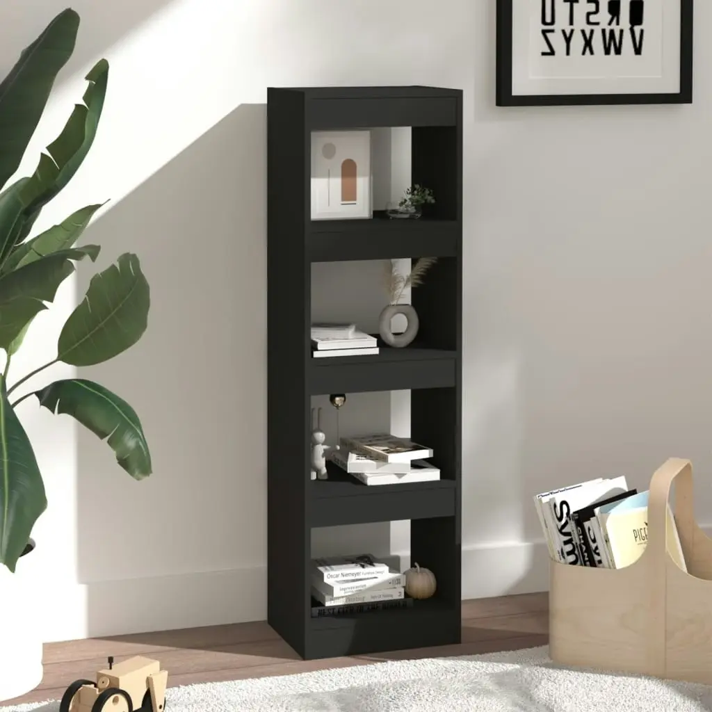 Book Cabinet/Room Divider Black 40x30x135 cm 811620