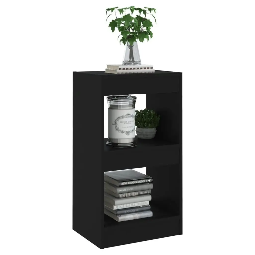 Book Cabinet/Room Divider Black 40x30x72 cm 811602