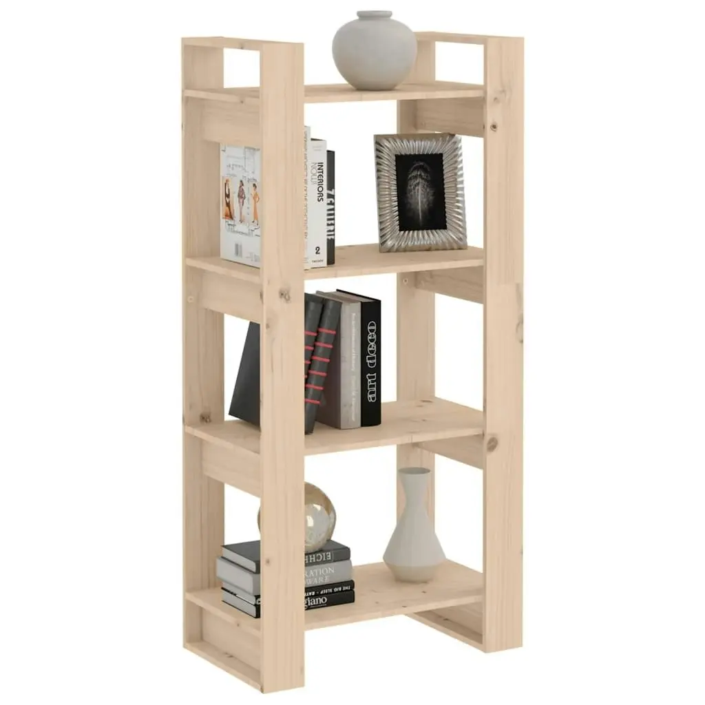 Book Cabinet/Room Divider 60x35x125 cm Solid Wood 813884