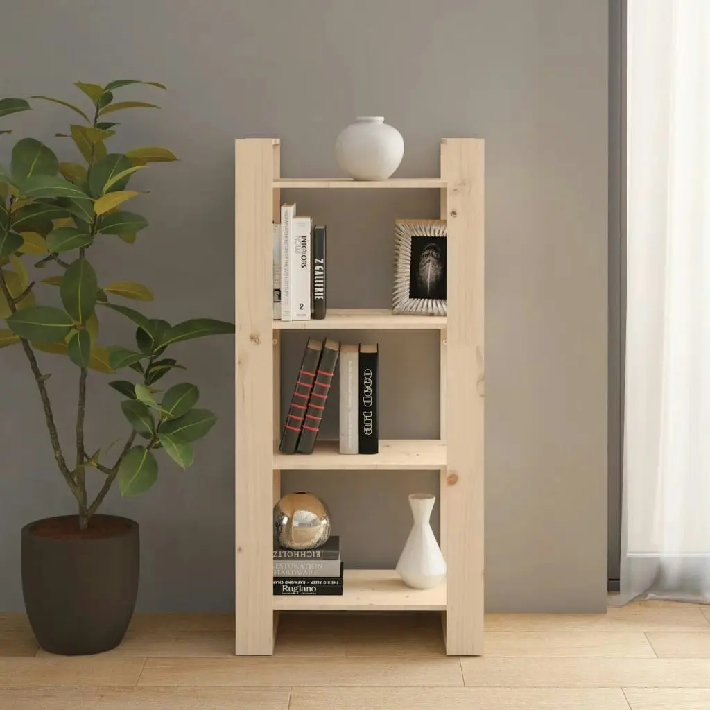 Book Cabinet/Room Divider 60x35x125 cm Solid Wood 813884