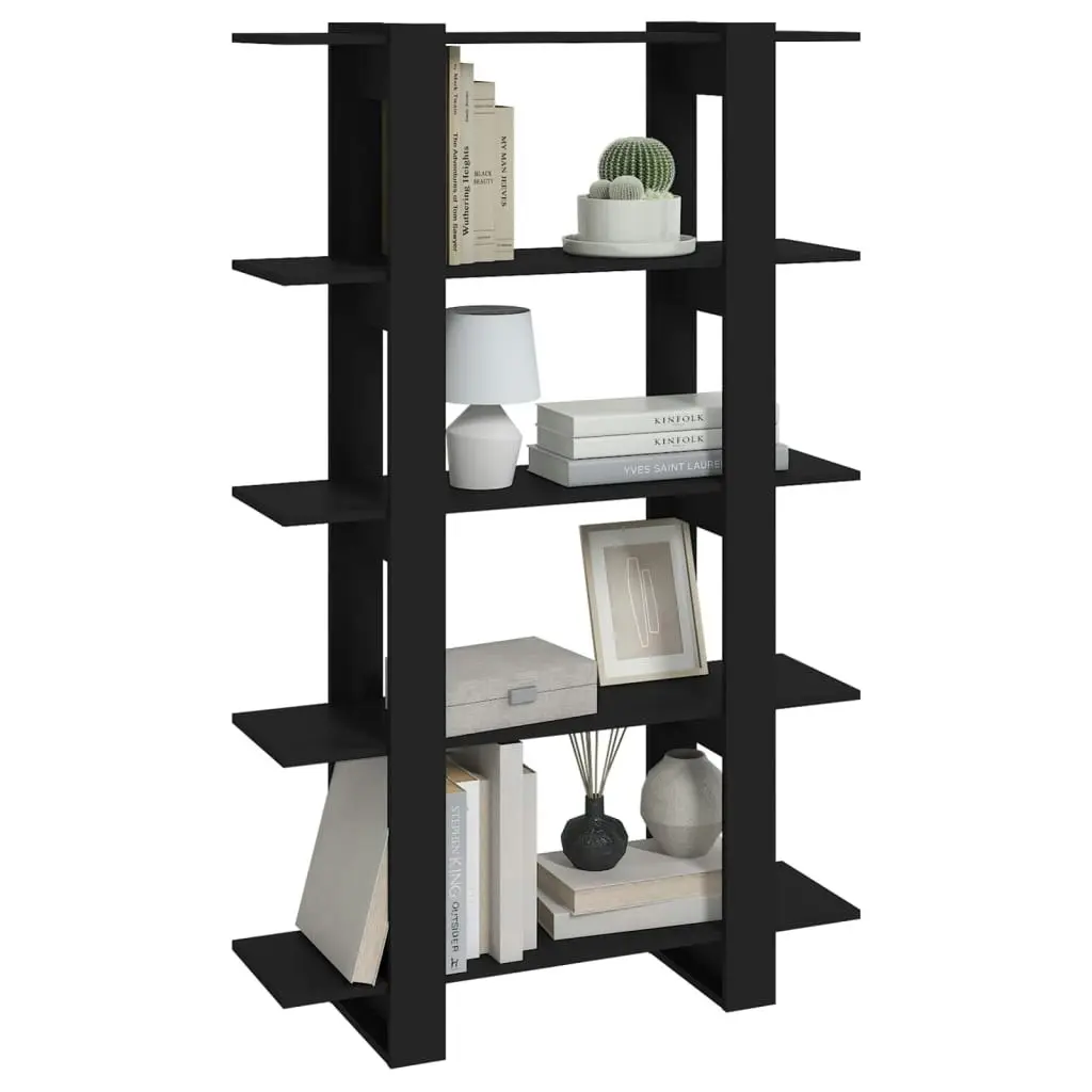 Book Cabinet/Room Divider Black 100x30x160 cm 811530