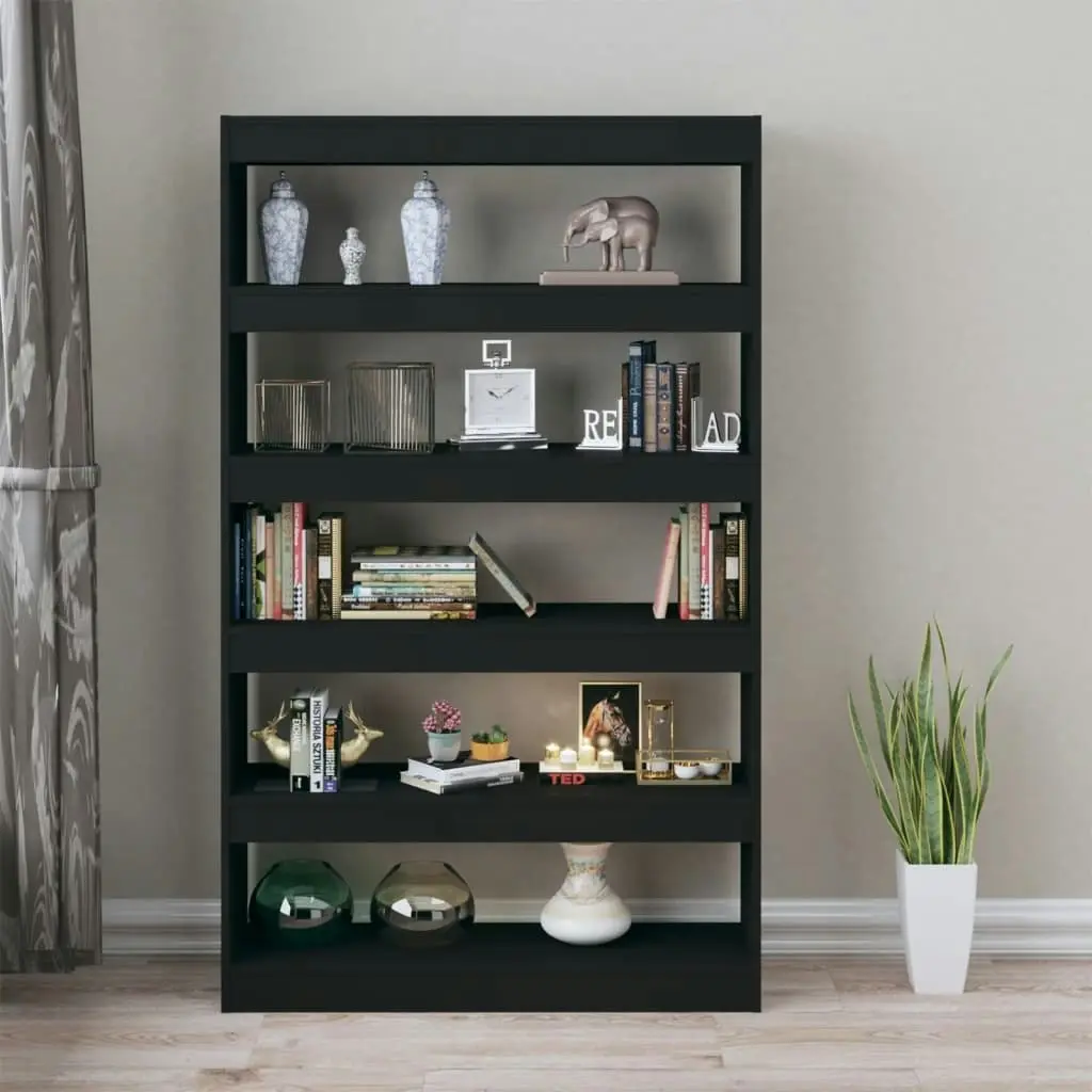 Book Cabinet/Room Divider Black 100x30x166 cm 811764