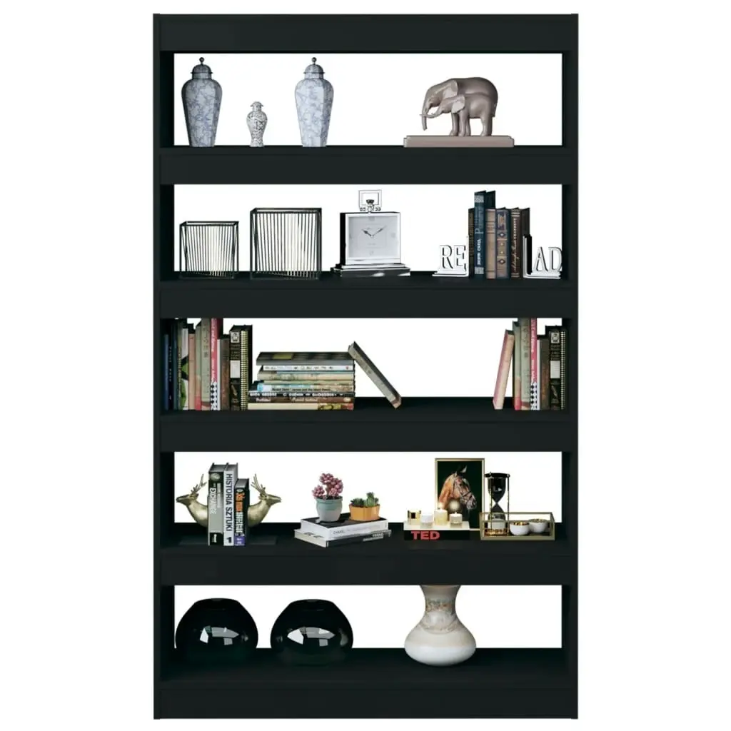 Book Cabinet/Room Divider Black 100x30x166 cm 811764