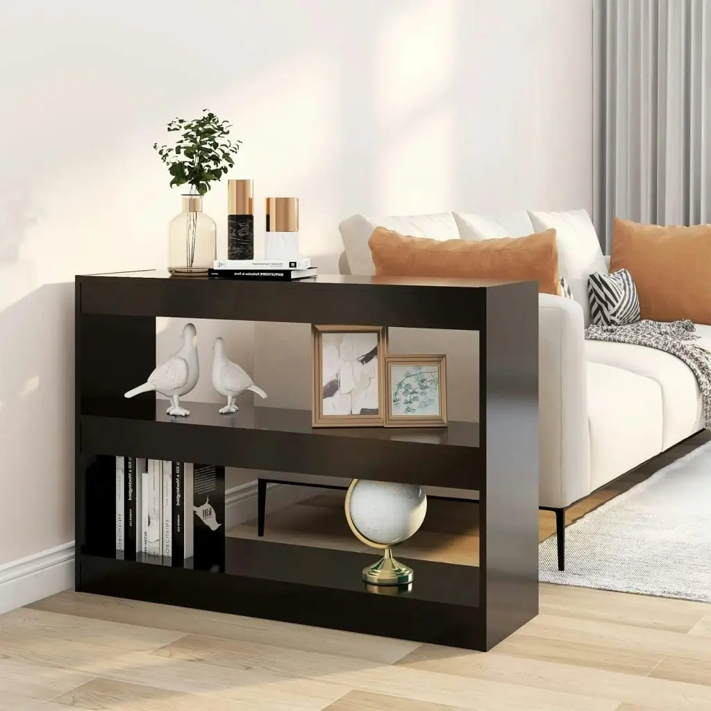 Book Cabinet/Room Divider Black 100x30x72 cm 811737