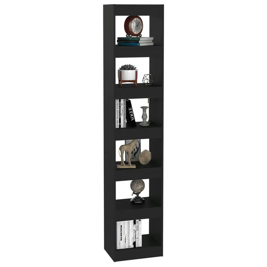 Book Cabinet/Room Divider Black 40x30x198 cm 811638