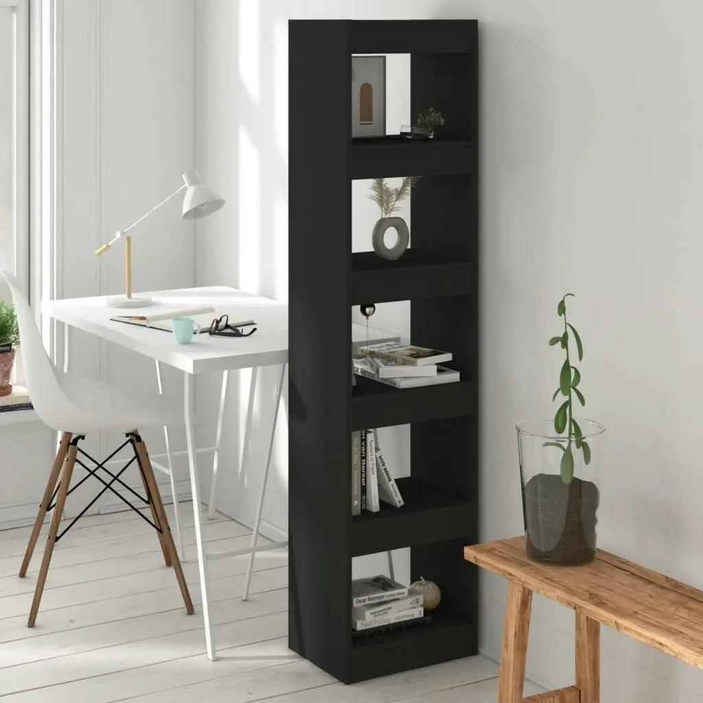 Book Cabinet/Room Divider Black 40x30x166 cm 811629