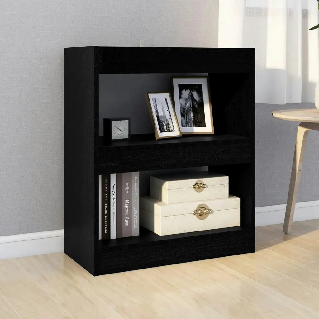 Book Cabinet/Room Divider Black 60x30x72 cm 811647