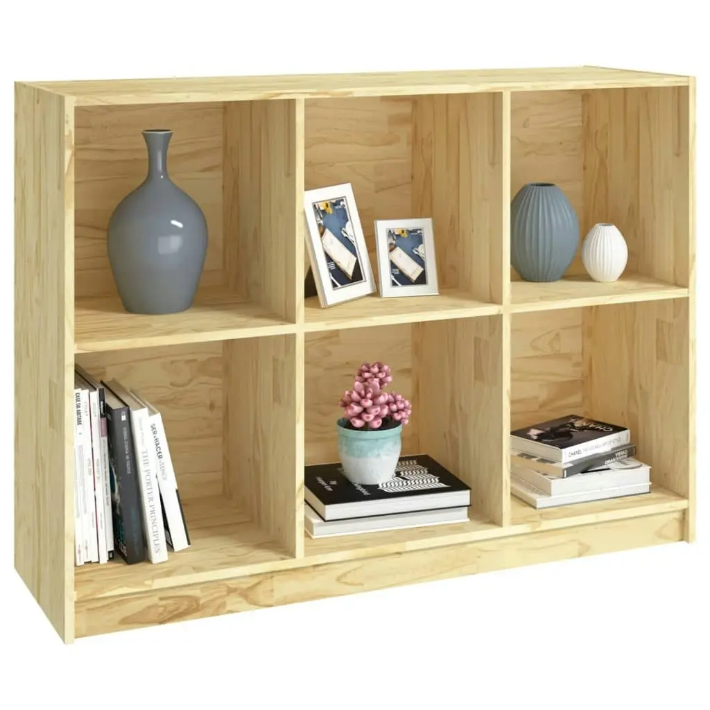 Book Cabinet 104x33x76 cm Solid Pinewood 809966