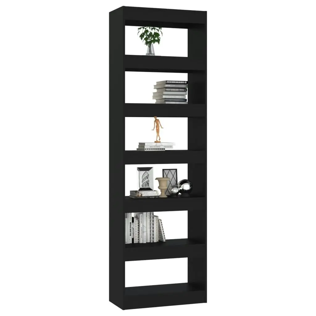 Book Cabinet/Room Divider Black 60x30x198 cm 811683