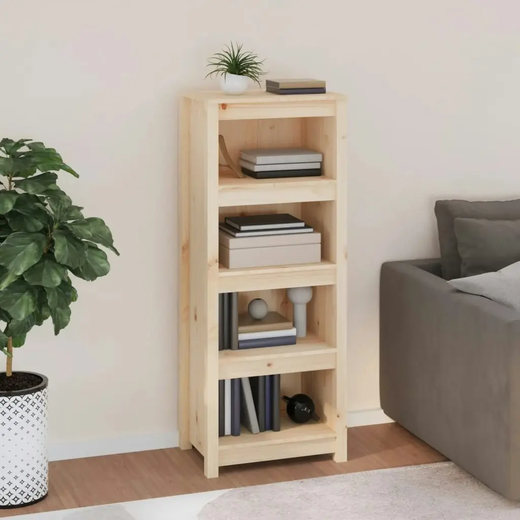 Book Cabinet 50x35x125.5 cm Solid Wood Pine 821709