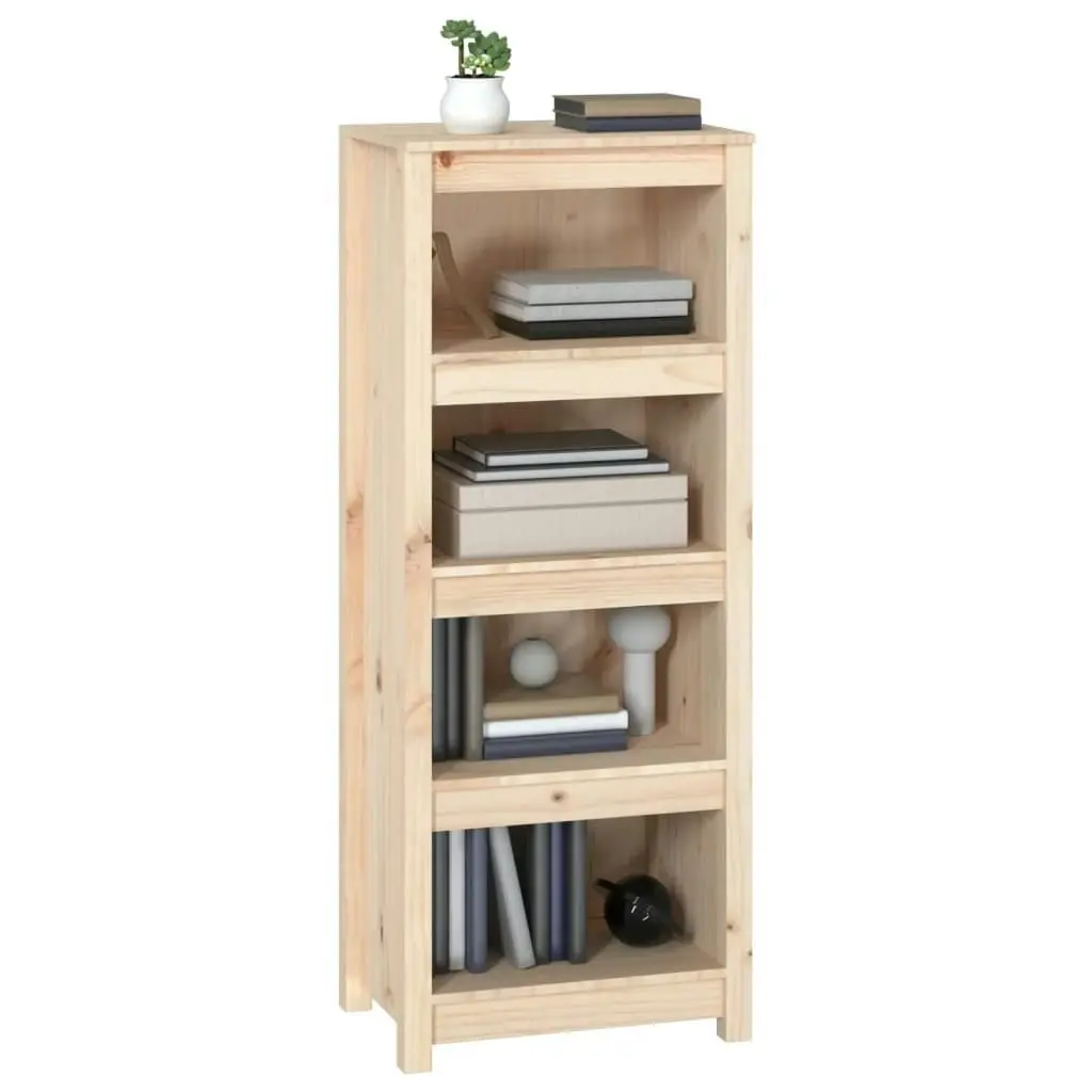 Book Cabinet 50x35x125.5 cm Solid Wood Pine 821709