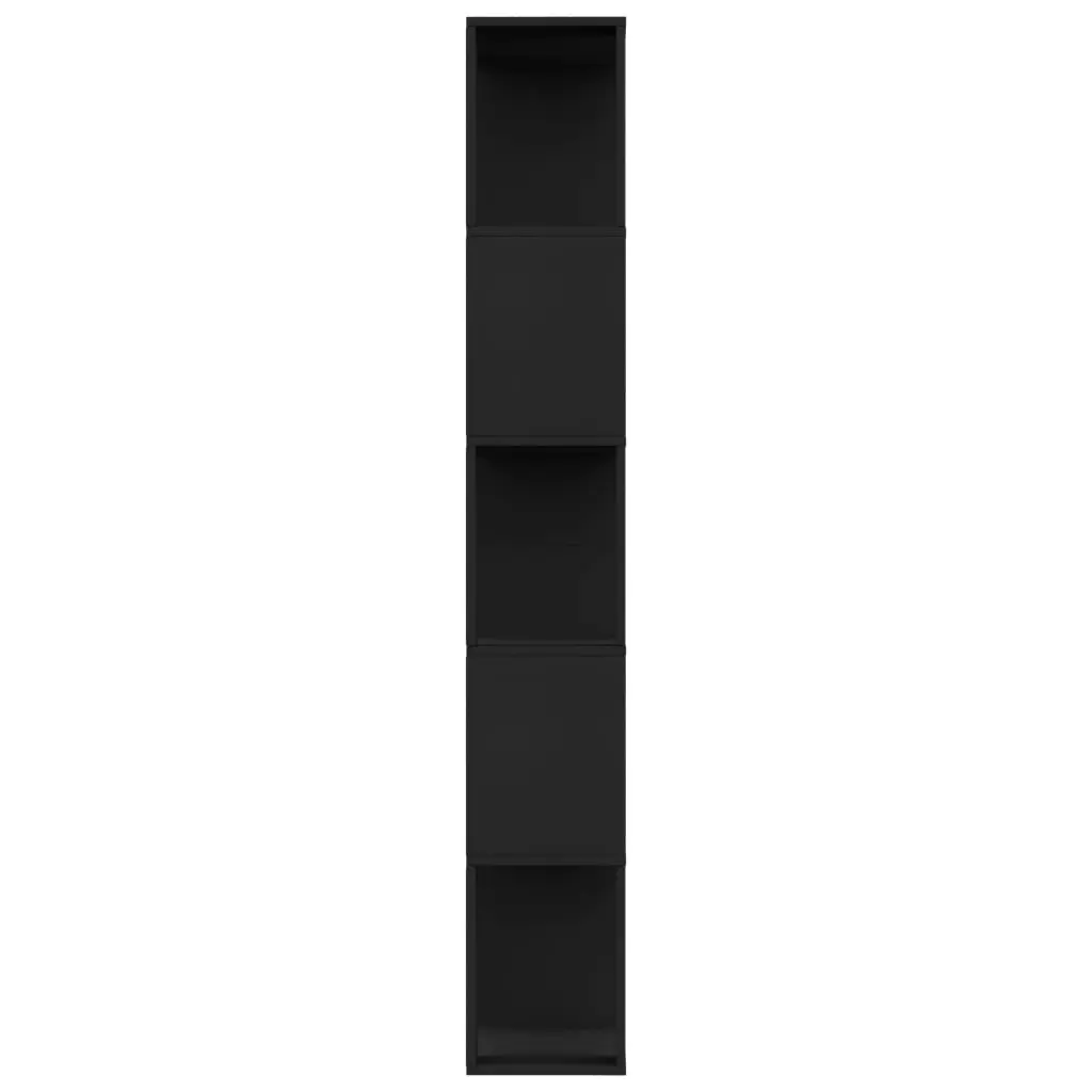 Book Cabinet/Room Divider Black 80x24x159 cm Engineered Wood 800100