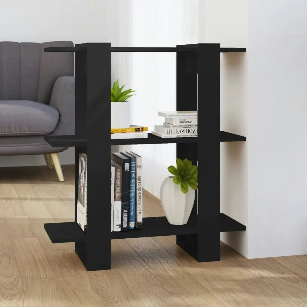 Book Cabinet/Room Divider Black 80x30x87 cm 811584