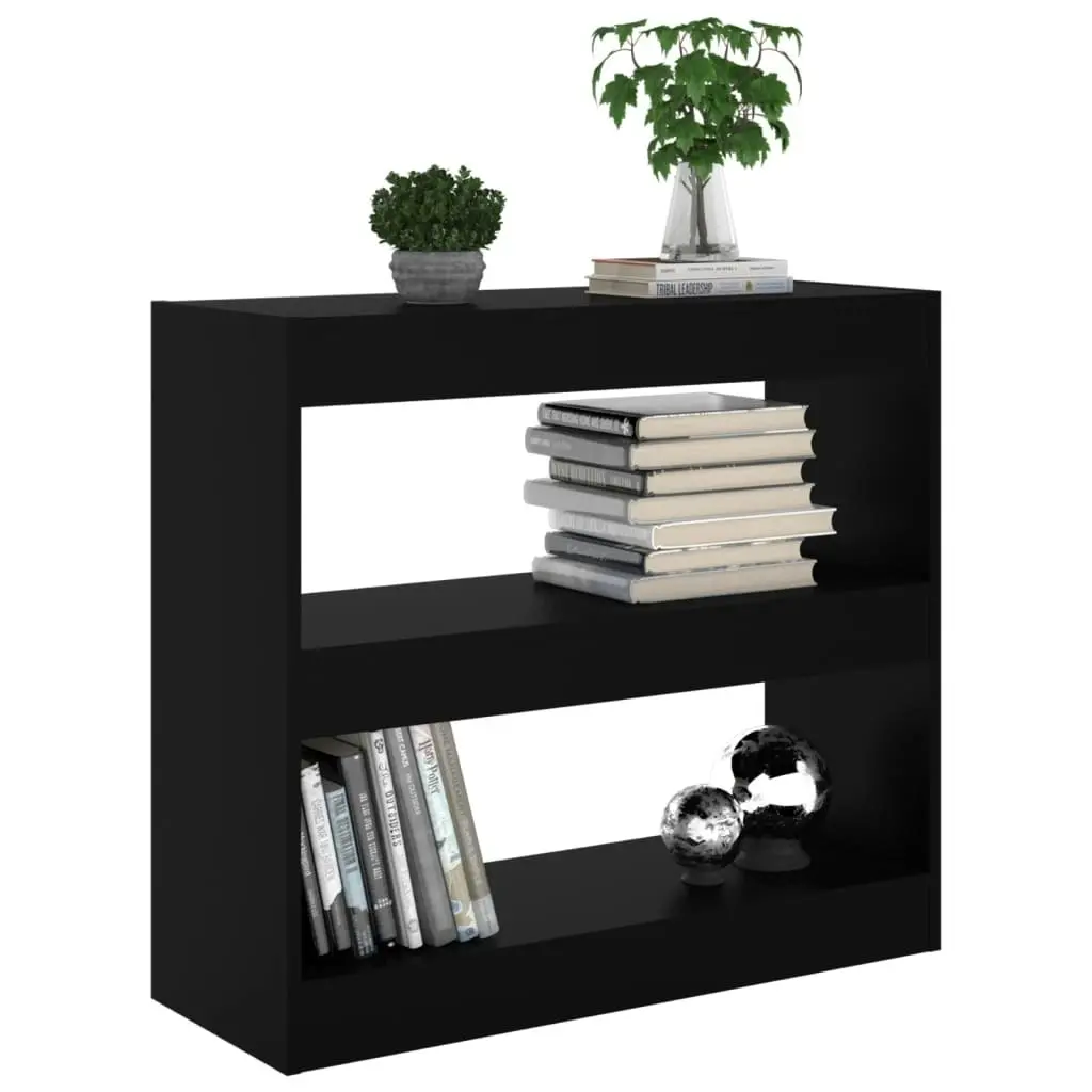 Book Cabinet/Room Divider Black 80x30x72 cm 811692