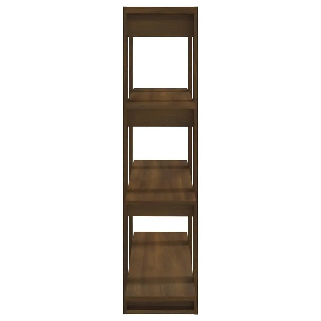 Book Cabinet/Room Divider Brown Oak 100x30x123.5 cm 813565