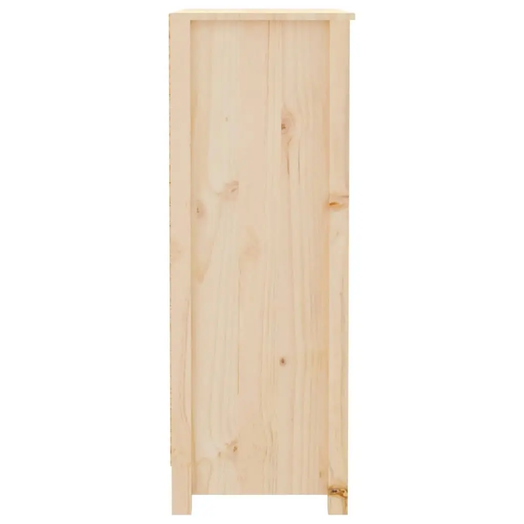 Book Cabinet 80x35x97 cm Solid Wood Pine 821679