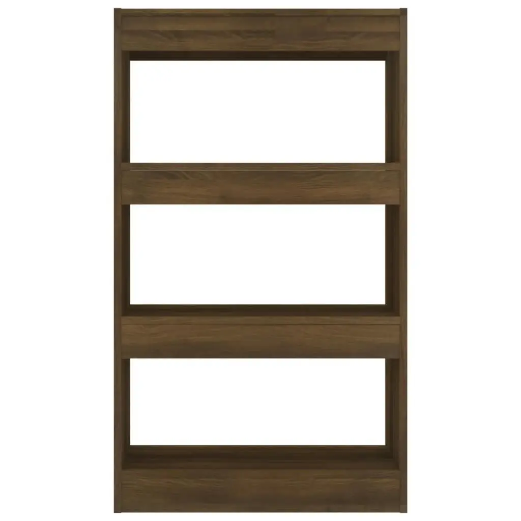 Book Cabinet/Room Divider Brown Oak 60x30x103 cm Engineered Wood 813604