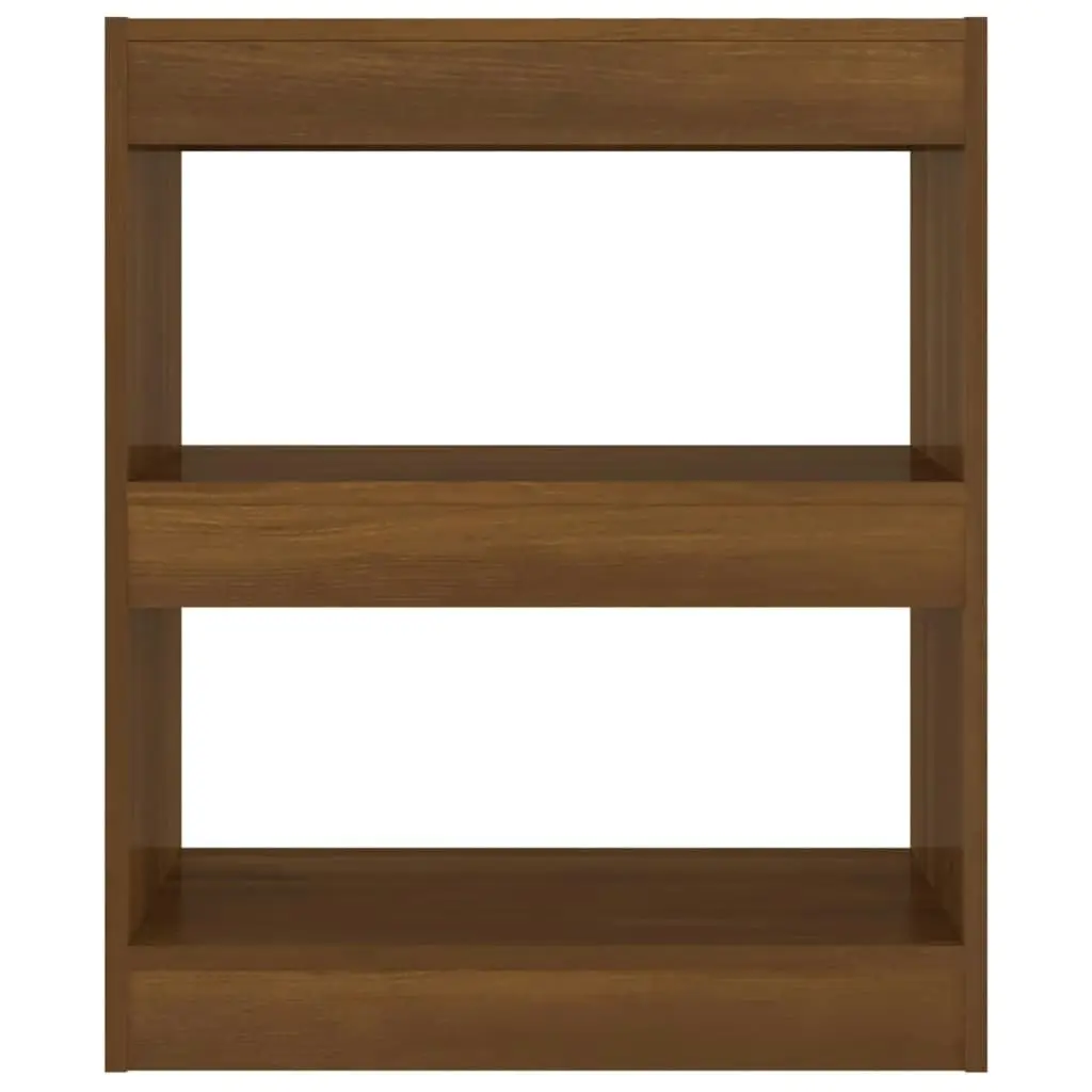 Book Cabinet/Room Divider Brown Oak 60x30x72 cm 813601