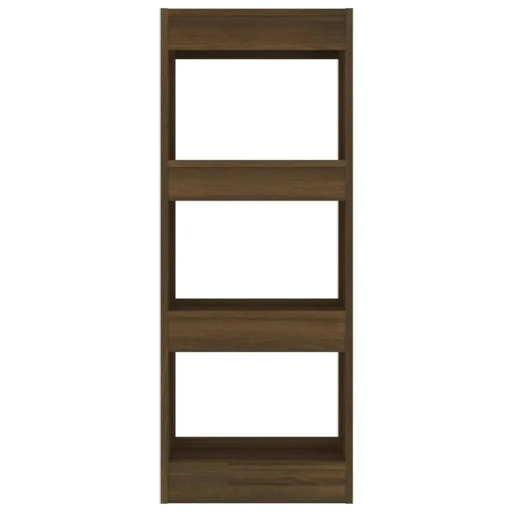 Book Cabinet/Room Divider Brown Oak 40x30x103 cm Engineered Wood 813589