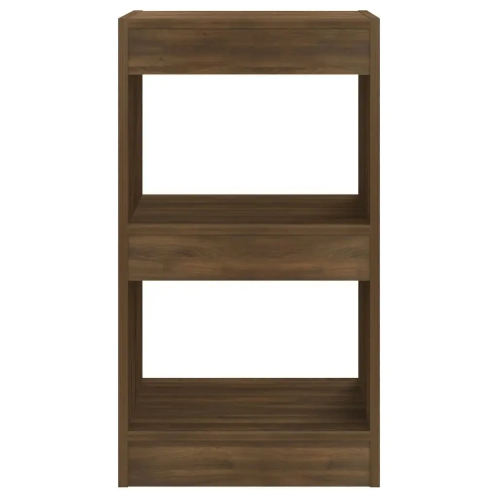 Book Cabinet/Room Divider Brown Oak 40x30x72 cm 813586