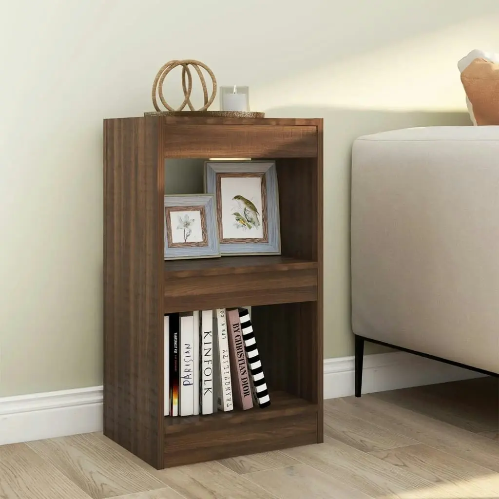 Book Cabinet/Room Divider Brown Oak 40x30x72 cm 813586