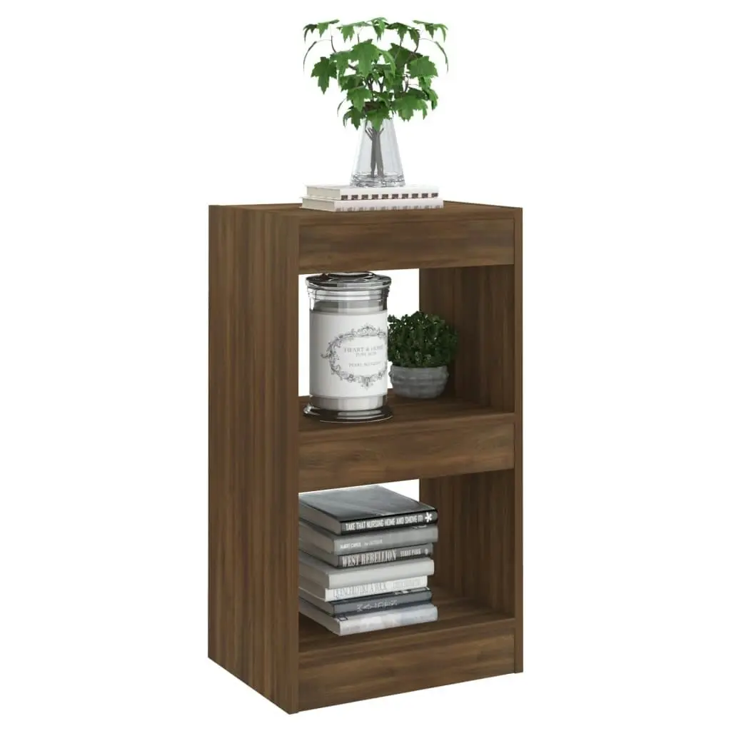 Book Cabinet/Room Divider Brown Oak 40x30x72 cm 813586