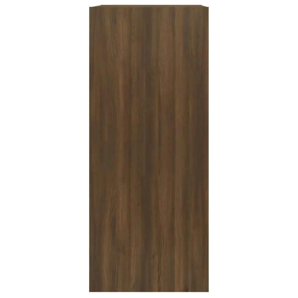 Book Cabinet/Room Divider Brown Oak 40x30x72 cm 813586