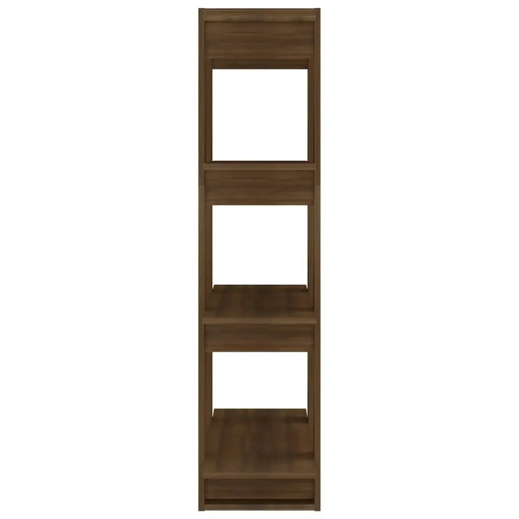 Book Cabinet/Room Divider Brown Oak 80x30x123.5 cm 813577