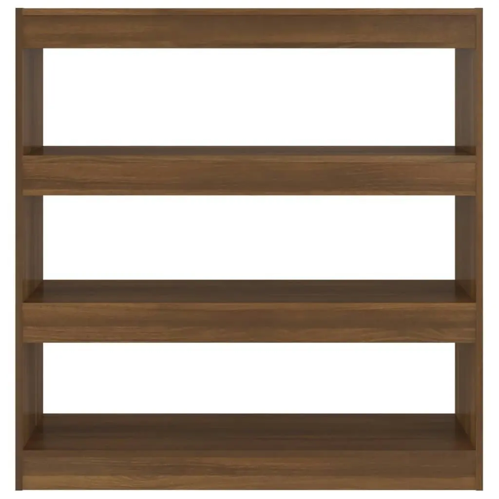 Book Cabinet/Room Divider Brown Oak 100x30x103 cm 813634