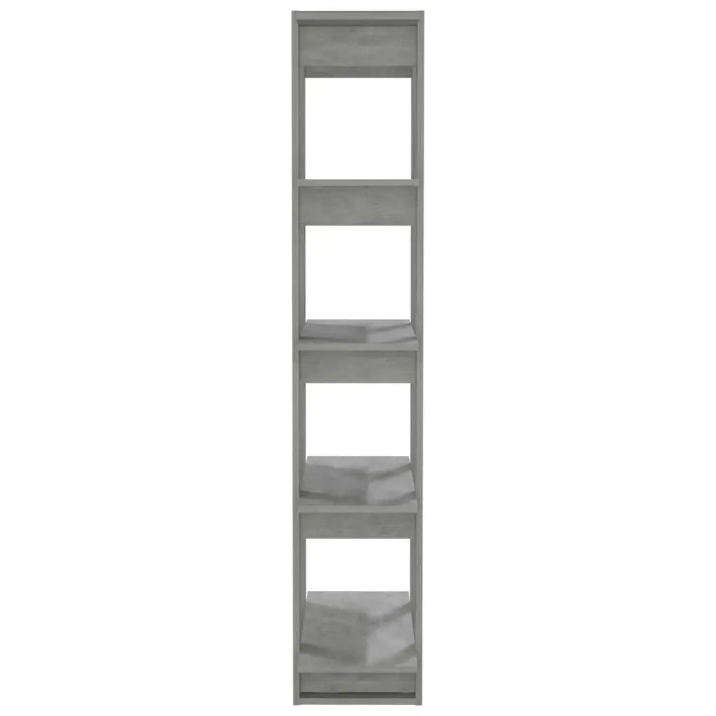 Book Cabinet/Room Divider Concrete Grey 80x30x160 cm Engineered Wood 811569