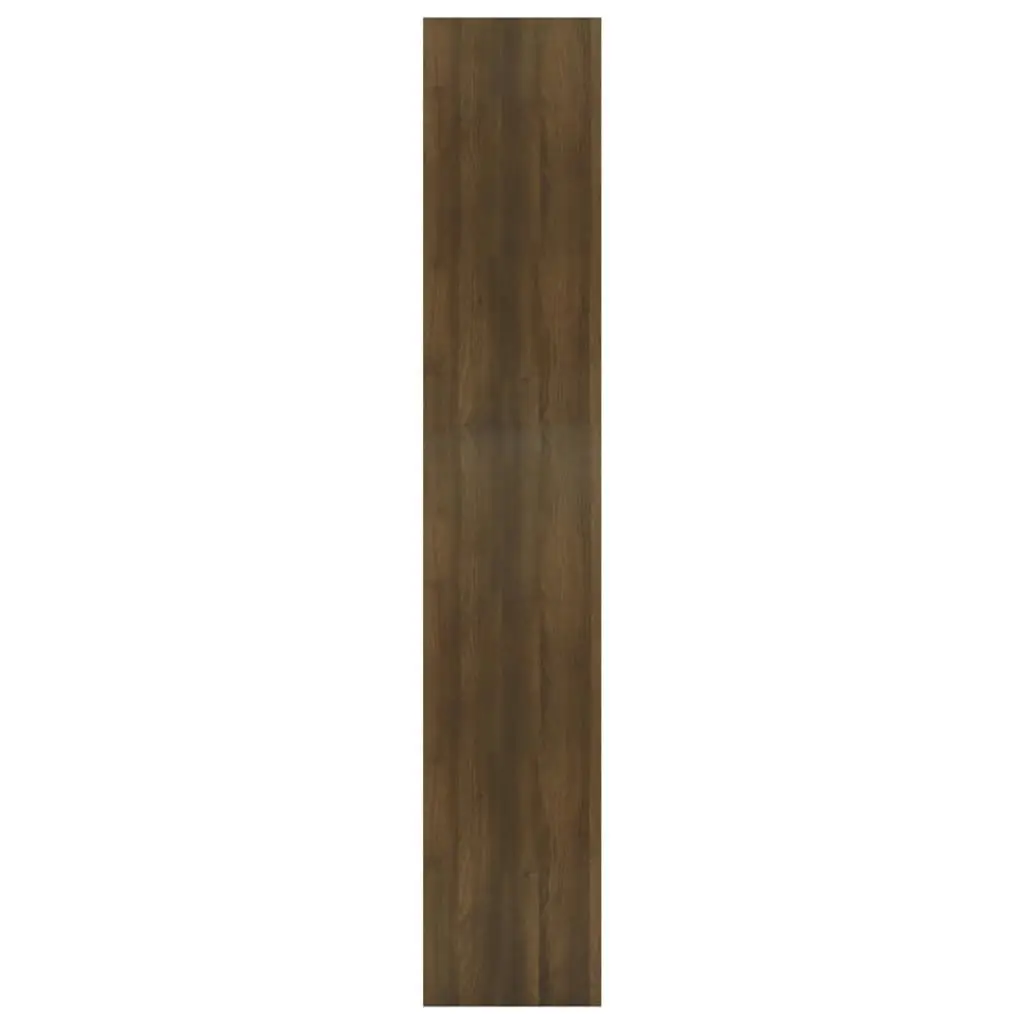 Book Cabinet/Room Divider Brown Oak 80x30x166 cm Engineered Wood 813625