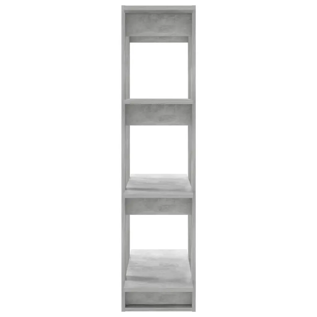 Book Cabinet/Room Divider Concrete Grey 80x30x123.5 cm 811578