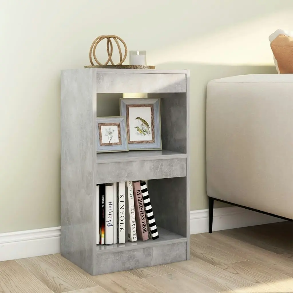 Book Cabinet/Room Divider Concrete Grey 40x30x72 cm 811605