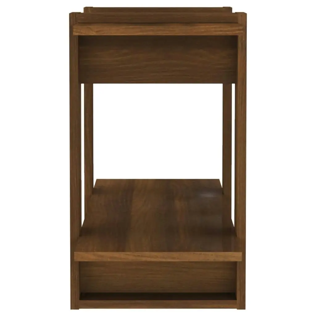 Book Cabinet/Room Divider Brown Oak 80x30x51 cm 813583