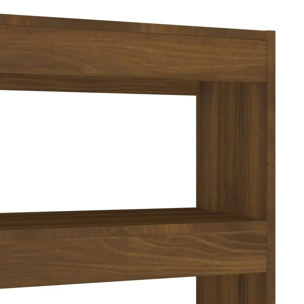 Book Cabinet/Room Divider Brown Oak 100x30x135 cm 813637