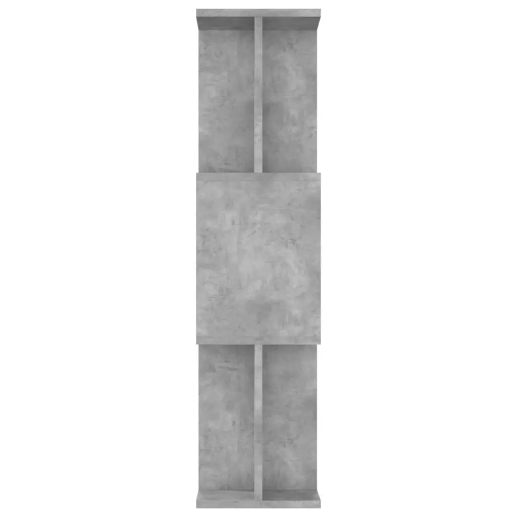 Book Cabinet/Room Divider Concrete Grey 80x24x96 cm Engineered Wood 800085