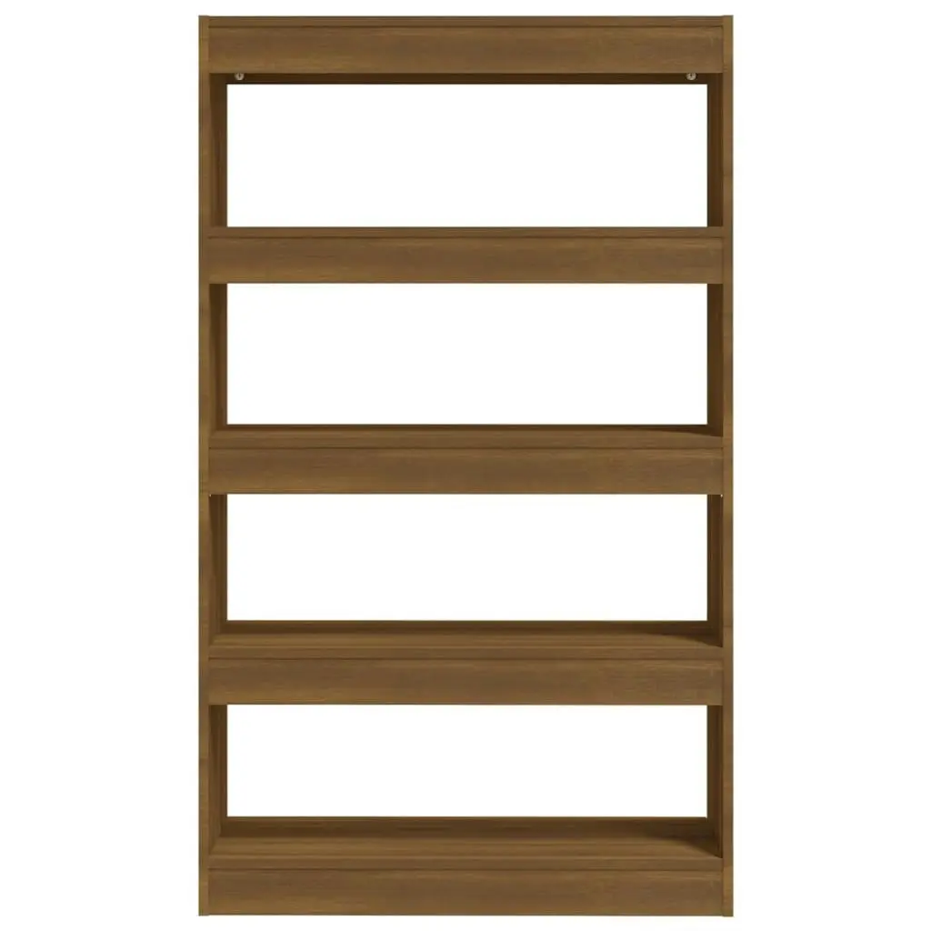 Book Cabinet/Room Divider Brown Oak 80x30x135 cm Engineered Wood 813622