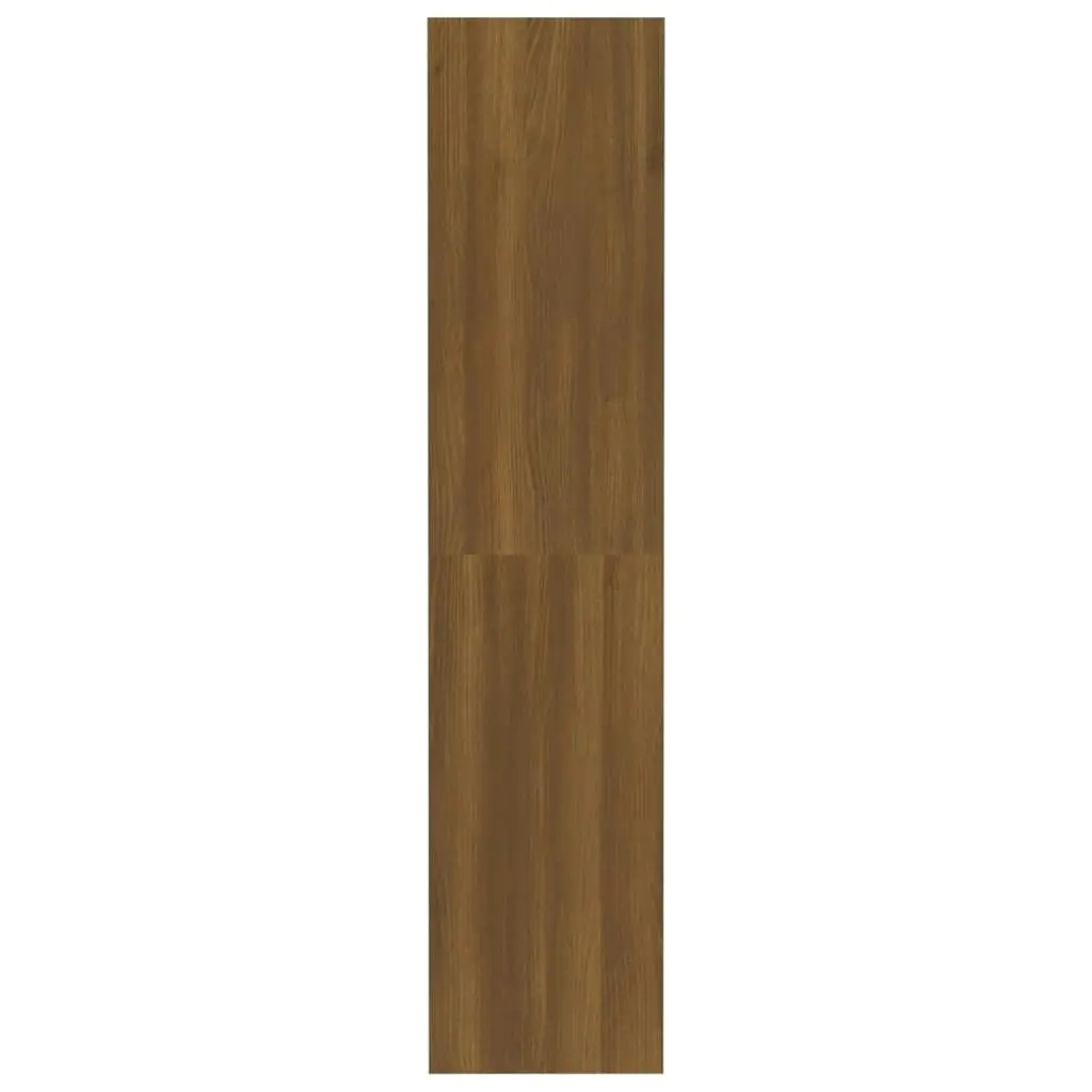 Book Cabinet/Room Divider Brown Oak 80x30x135 cm Engineered Wood 813622